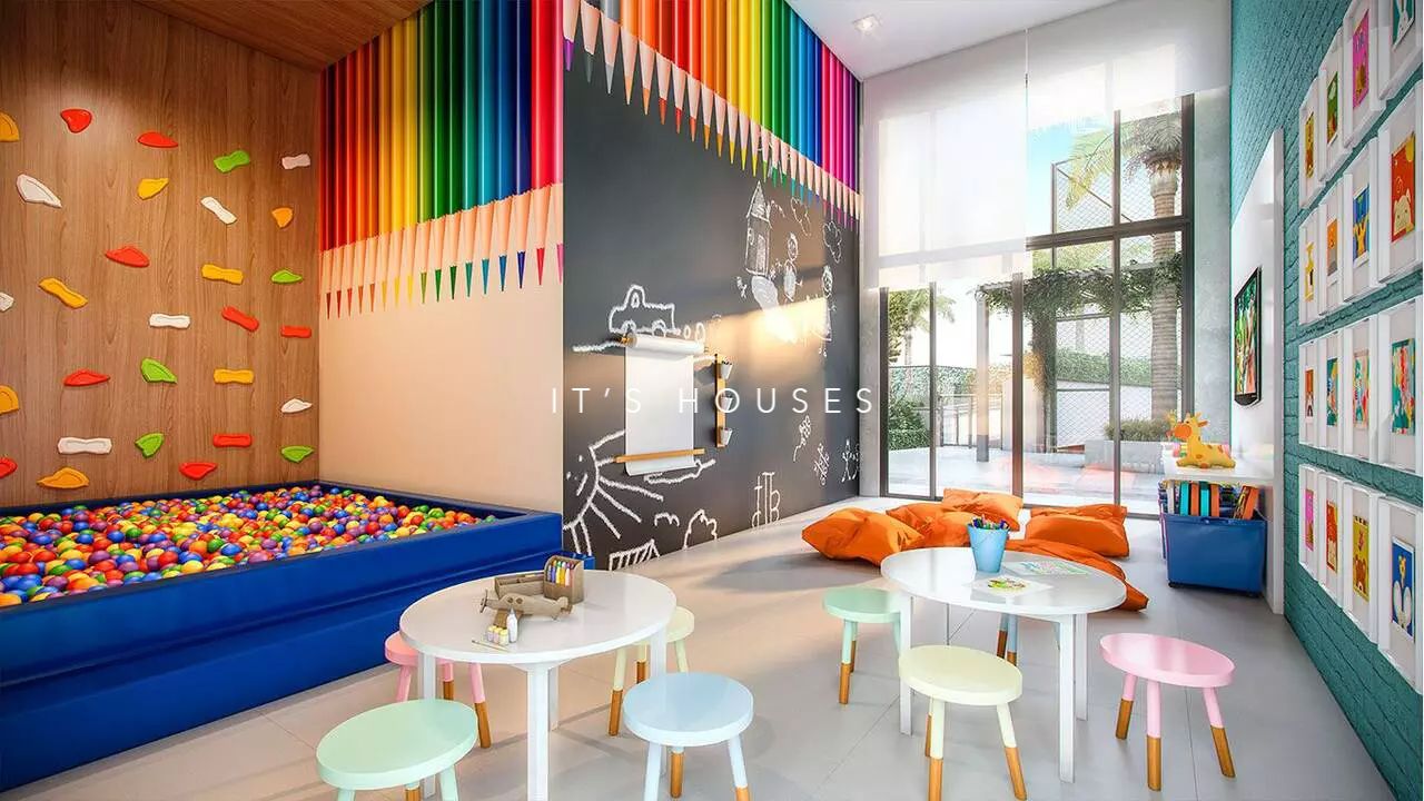 Área de convivência apartamento à venda em Canvas Alphaville, Alphaville, Barueri — 3 suítes, 282 m² — imagem 6 de 15