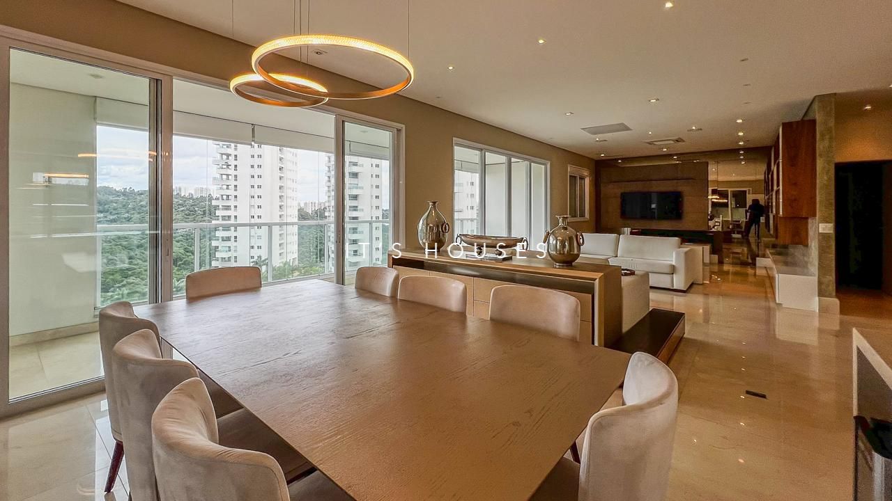 Sala de estar apartamento à venda em Condominio Penthouses, Alphaville, Santana de Parnaíba — 4 suítes, 322 m² — imagem 2 de 18