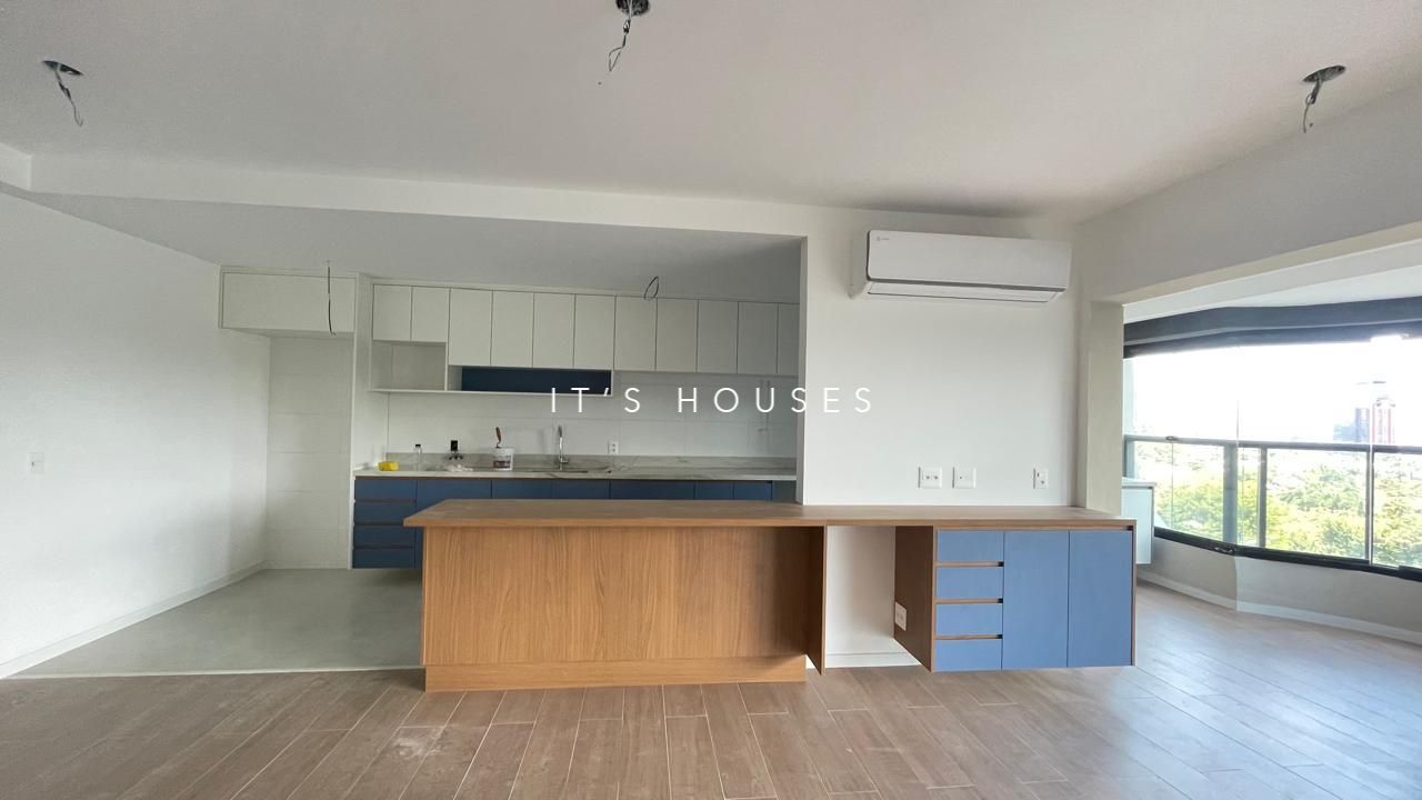 Cozinha e área gourmet apartamento para alugar em Oka Mamore, Alphaville, Barueri — 2 suítes, 124 m² — imagem 3 de 7