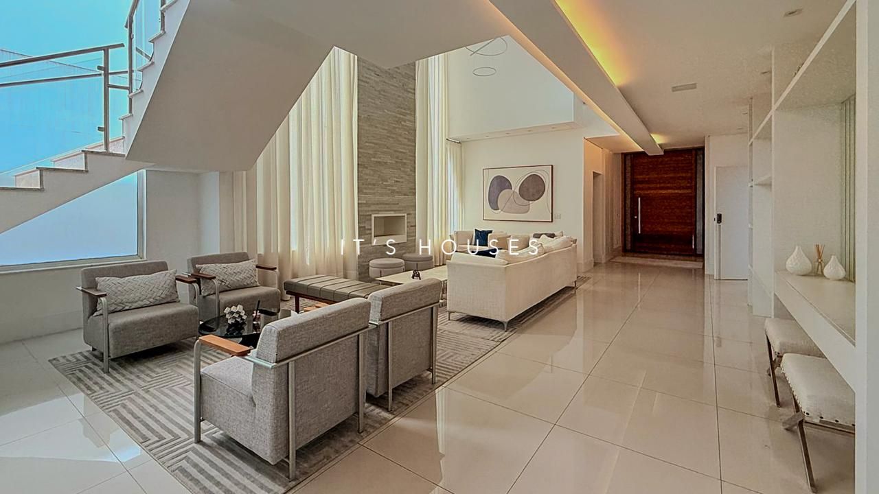 Sala de estar casa à venda ou para alugar em Villa Solaia , Alphaville, Barueri — 4 suítes, 504 m² — imagem 2 de 19