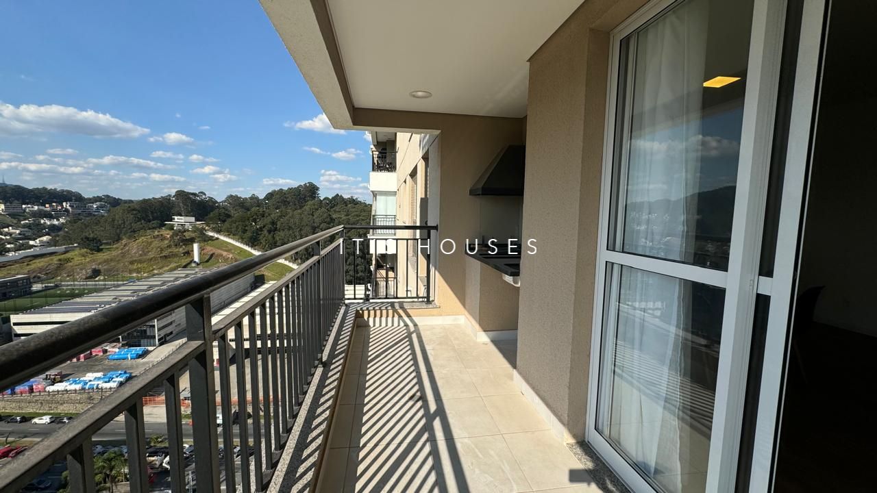 Cozinha e área gourmet apartamento à venda em Bellini Alphaville, Alphaville, Barueri — 1 suíte, 109 m² — imagem 3 de 12