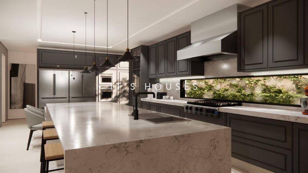 Cozinha e área gourmet casa à venda em 18 do Forte, Alphaville, Santana de Parnaíba — 4 suítes, 753 m² — imagem 3 de 10
