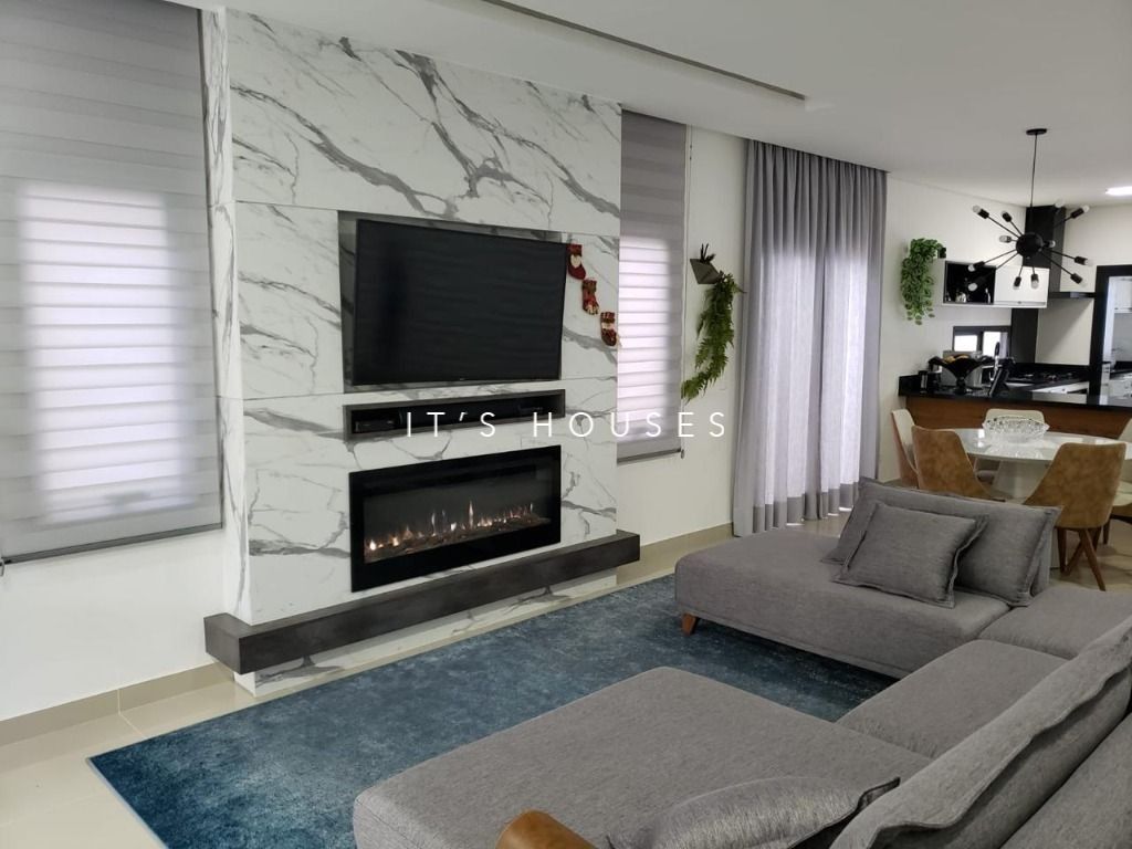 Sala de estar casa à venda em New Ville, Alphaville, Santana de Parnaíba — 1 suíte, 195 m² — imagem 2 de 15