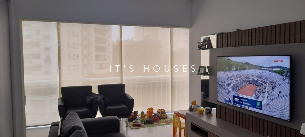 Área de convivência apartamento à venda em Trix Tambore Housing, Alphaville, Santana de Parnaíba — 1 suíte, 50 m² — imagem 6 de 6