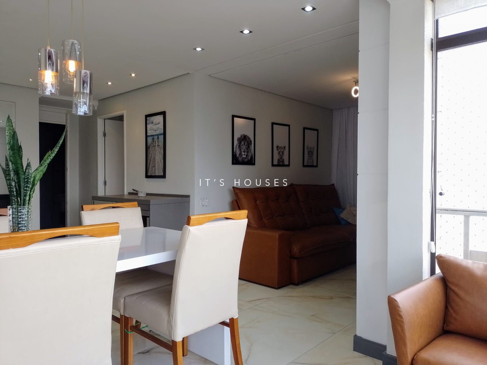 Cozinha e área gourmet apartamento à venda em Condominio Pacific Towers, Alphaville, Barueri — 1 suíte, 74 m² — imagem 3 de 23
