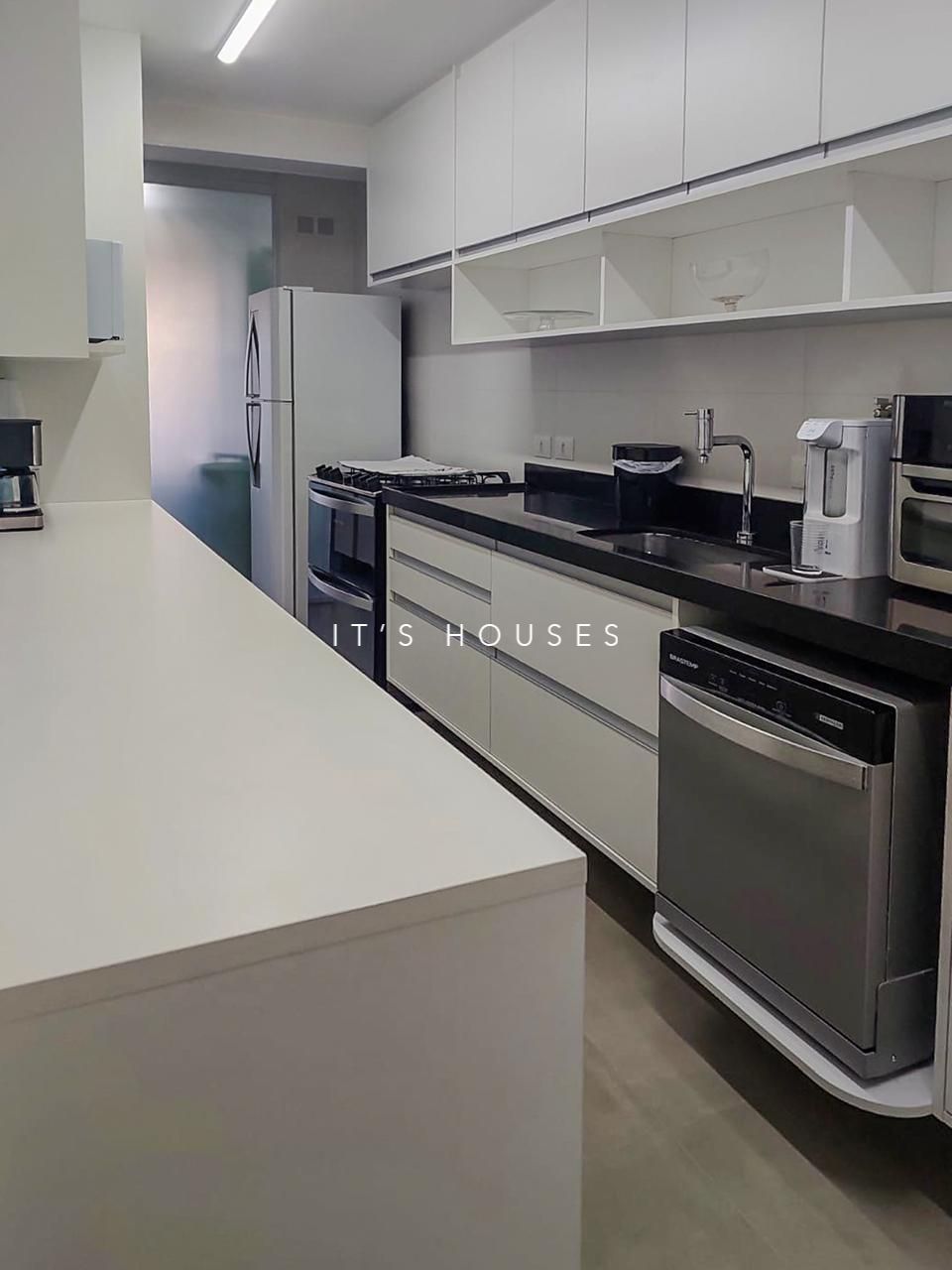 Cozinha e área gourmet apartamento à venda em Level Alphaville, Alphaville, Barueri — 3 suítes, 123 m² — imagem 3 de 22