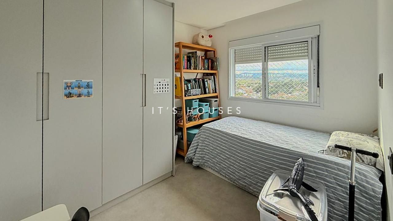 Sala de estar apartamento à venda em Alpha Vita, Alphaville, Santana de Parnaíba — 1 suíte, 110 m² — imagem 2 de 15