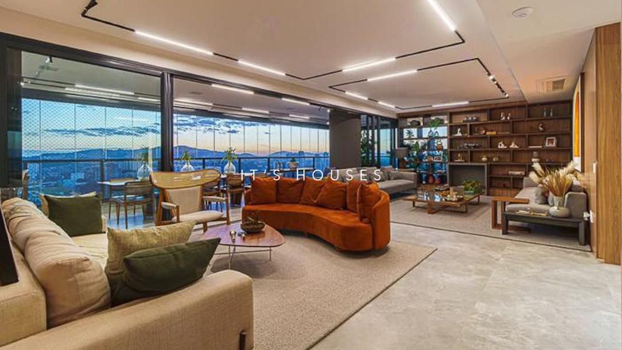 Cozinha e área gourmet apartamento à venda em Canvas Alphaville, Alphaville, Barueri — 4 suítes, 344 m² — imagem 3 de 9