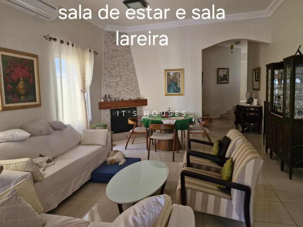 Área de convivência casa à venda em Alphaville Residencial 4, Alphaville, Santana de Parnaíba — 2 suítes, 360 m² — imagem 6 de 20