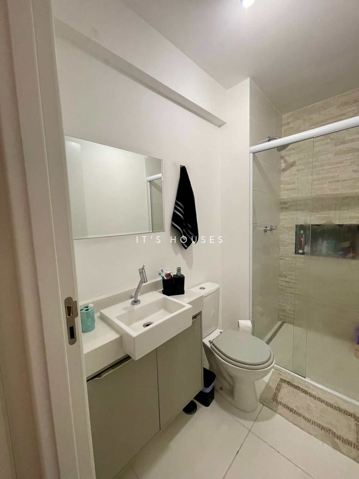 Suíte principal apartamento à venda em Condominio Acqua Park Alphaville, Alphaville, Barueri — 1 suíte, 53 m² — imagem 4 de 20