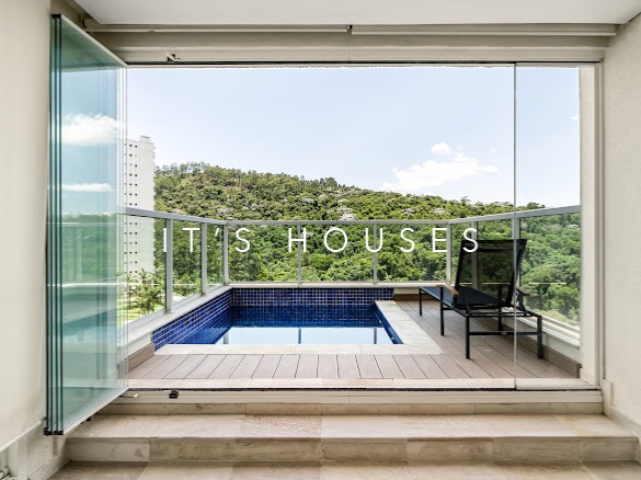 Área de convivência apartamento à venda em Condominio Penthouses, Alphaville, Santana de Parnaíba — 3 suítes, 280 m² — imagem 6 de 33